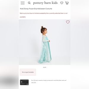 Disney Frozen Elsa Costume  Pottery Barn kids
